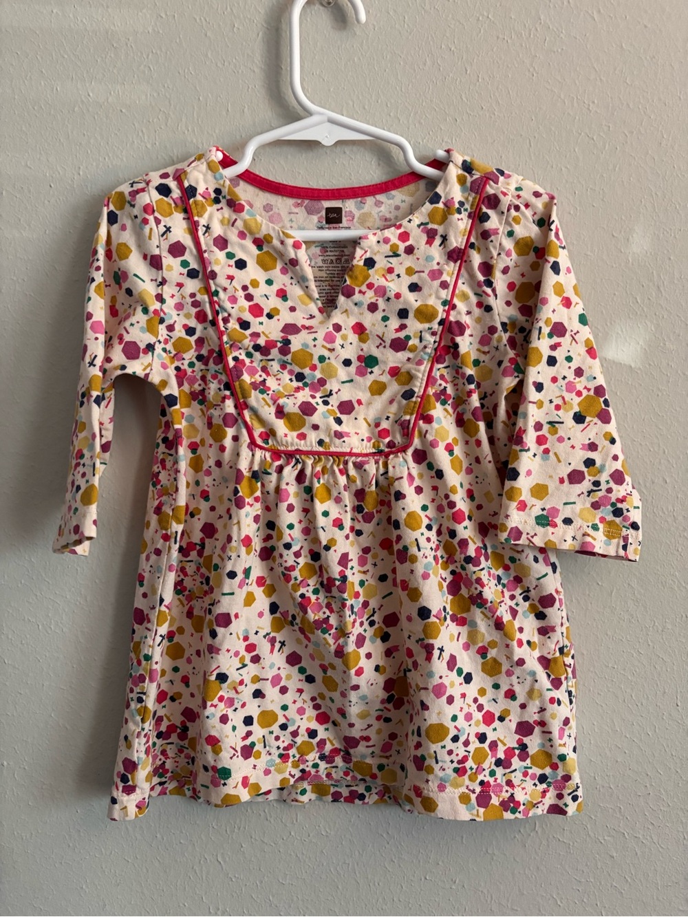 Tea Collection Girls Multicolor Dot Tunic Top